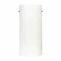 Kuzco Lighting LED Wall Sconce With Half Cylinder White Opal Glass WS3313